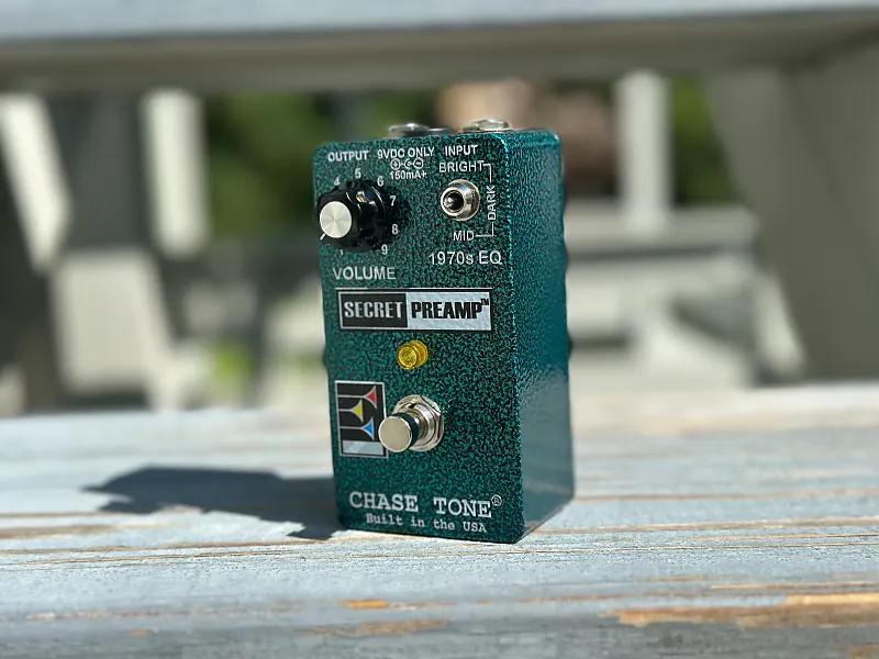 Chase Tone Secret Preamp Custom Shop Desert Island Teal