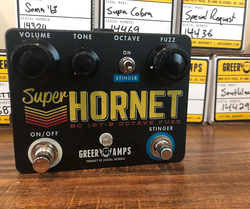 Greer Super Hornet Octave Fuzz Pedal