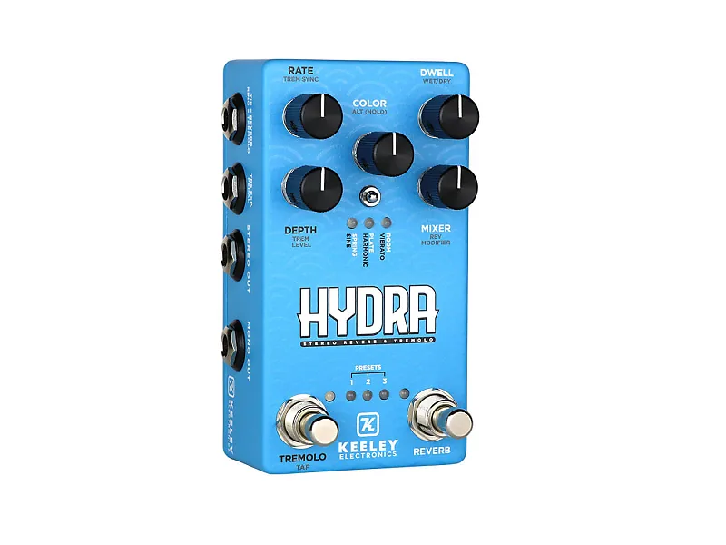 Keeley Hydra Stereo Reverb & Tremolo