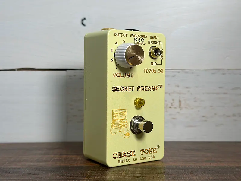 Chase Tone Secret Preamp Custom Shop Gold Buttercup