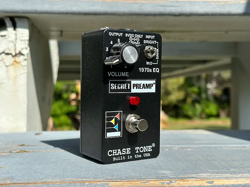 Chase Tone Secret Preamp Limited Edition Jet Black Wrinkle