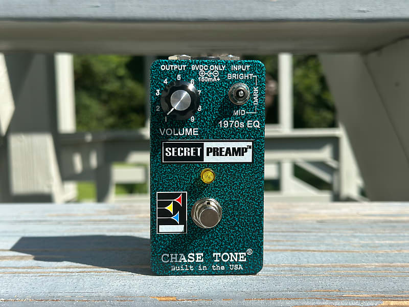 Chase Tone Secret Preamp Custom Shop Desert Island Teal