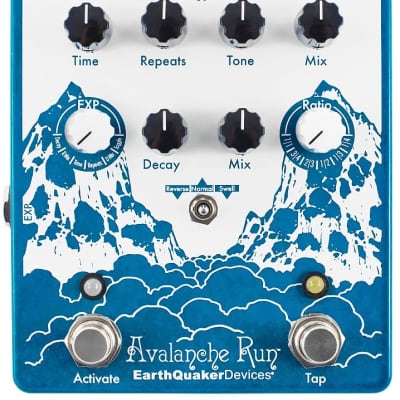 EarthQuaker Devices Avalanche Run Stereo Reverb & Delay with Tap Tempo V2