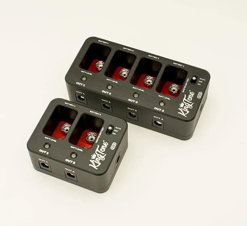 King Tone Guitar Battery Box x2