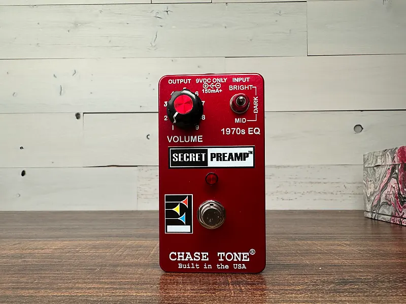 Chase Tone Secret Preamp Custom Shop Candy Apple Red