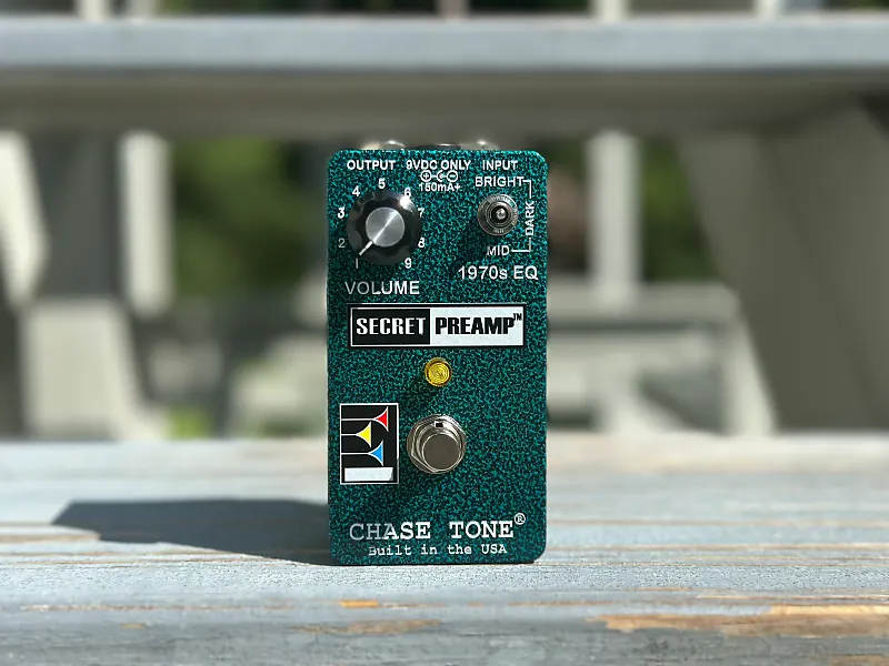 Chase Tone Secret Preamp Custom Shop Desert Island Teal