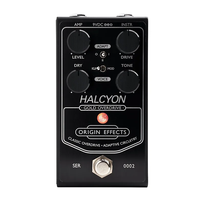 Origin Effects Halcyon Gold Overdrive Black Edition