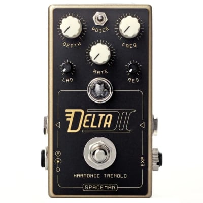 Spaceman Delta II Harmonic Tremolo Gold