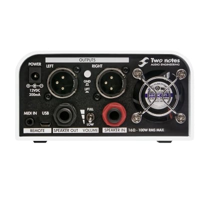 Two Notes Torpedo Captor X 8ohm Stereo Reactive Load Box / Attenuator