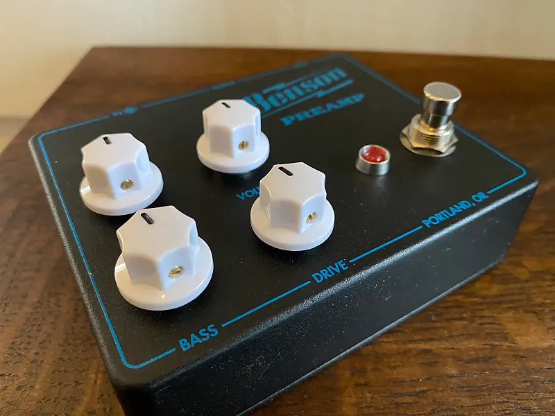 Benson Amps Preamp Pedal exclusive AIFG ocean turquoise colorway