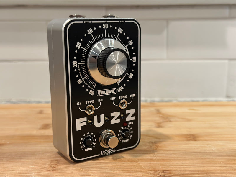 King Tone Guitar miniFUZZ V2 Black/Silver  Edition