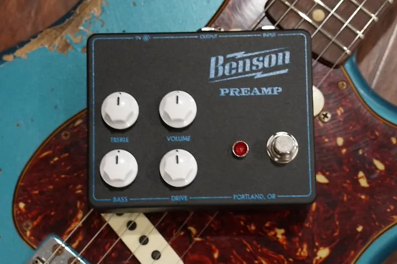 Benson Amps Preamp Pedal exclusive AIFG ocean turquoise colorway