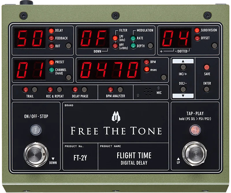 Free The Tone Flight Time Digital Delay FT-2Y