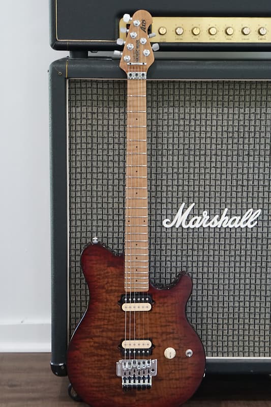 Ernie Ball Music Man Axis Super Sport Roasted Amber Flame