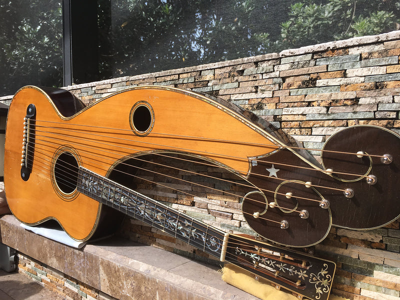 Rare, Holy Grail 1913 Larson Dyer Style 8 Harp Guitar